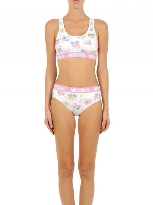 Pyjama deux pièces blanc Moschino, bikini My Little Pony
