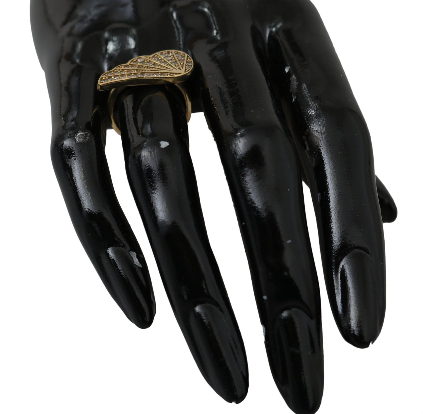 Nialaya Gold Wing Clear CZ 925 Zilver Authentieke Dames