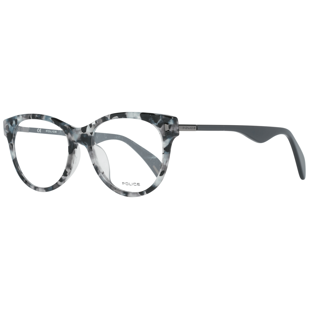 Lunettes de vue Femme Police Élégantes Grises à Monture Complète