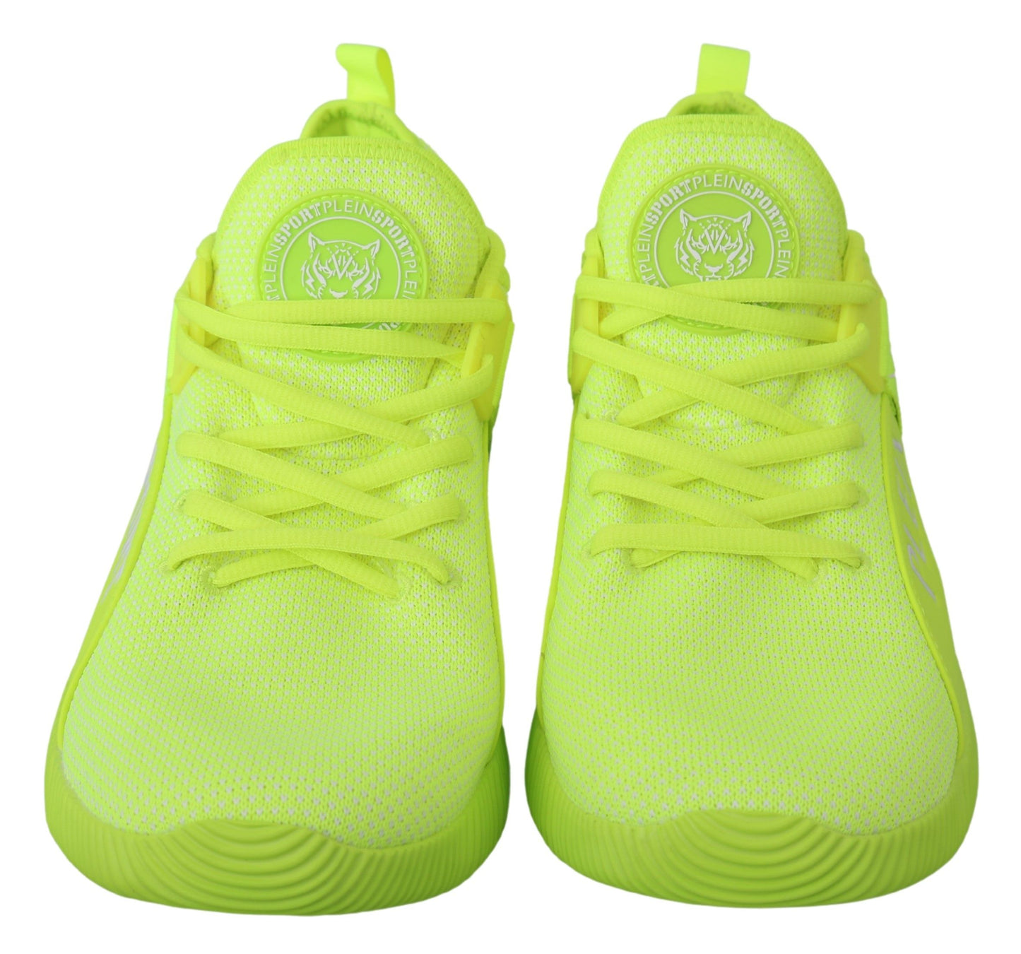Philipp Plein Groene CARTER Logo Hi-Top Sneakers