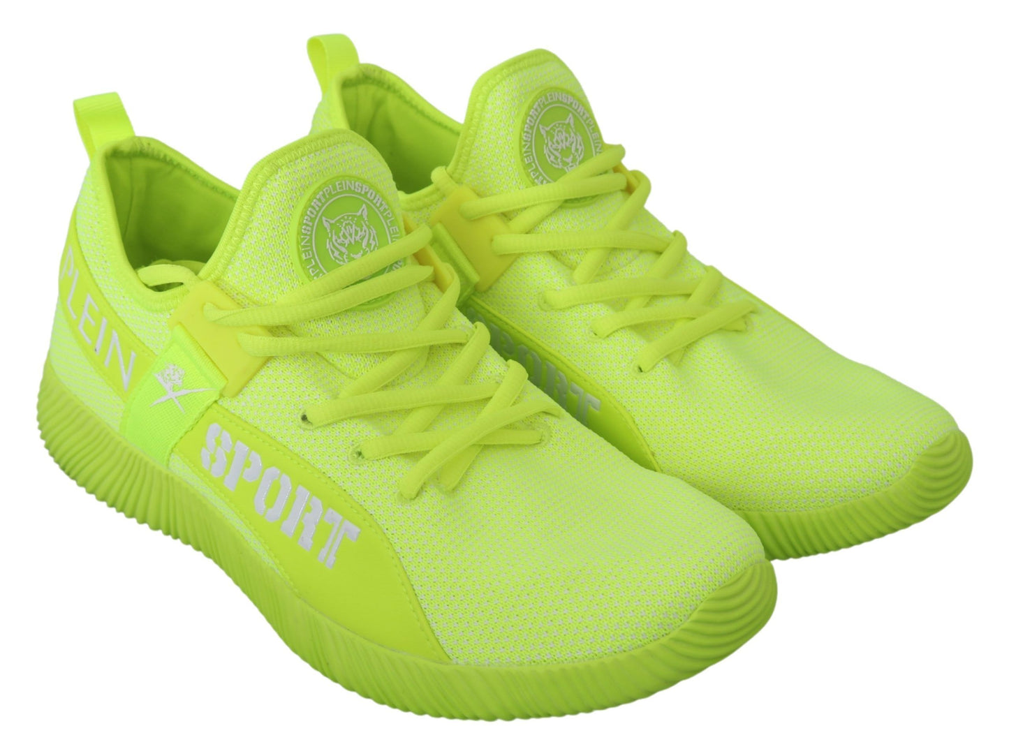 Philipp Plein Groene CARTER Logo Hi-Top Sneakers
