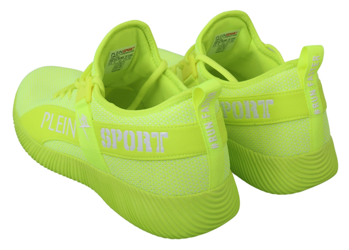 Sneakers montantes CARTER vertes à logo de Philipp Plein