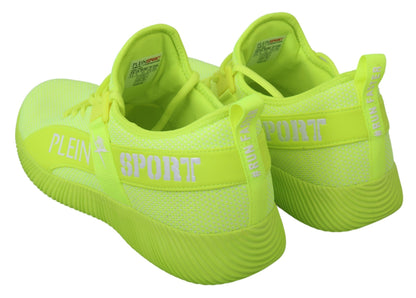 Philipp Plein Groene CARTER Logo Hi-Top Sneakers