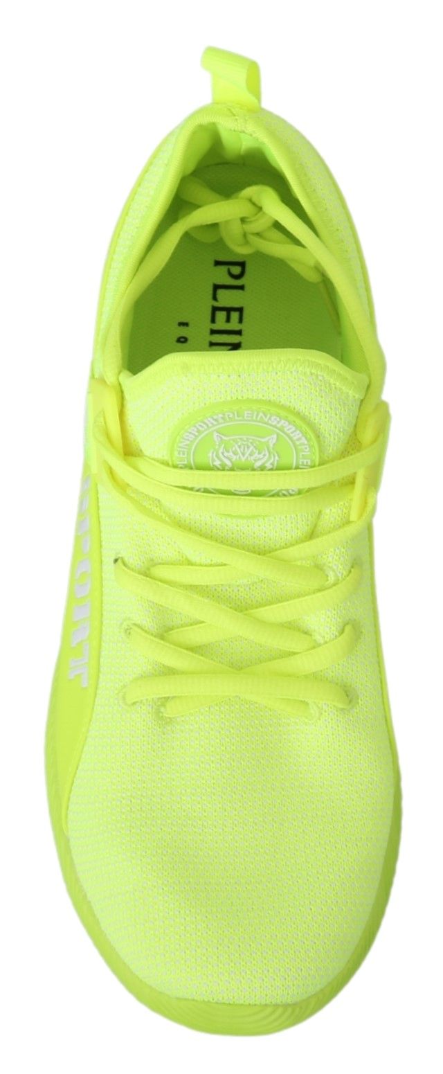 Philipp Plein Groene CARTER Logo Hi-Top Sneakers