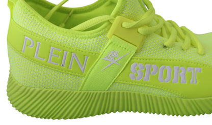 Philipp Plein Groene CARTER Logo Hi-Top Sneakers