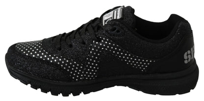 Sneakers de running noires Jasmines de Philipp Plein