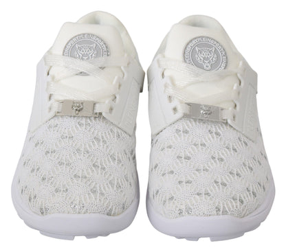 Sneakers décontractées blanches en polyester Philipp Plein