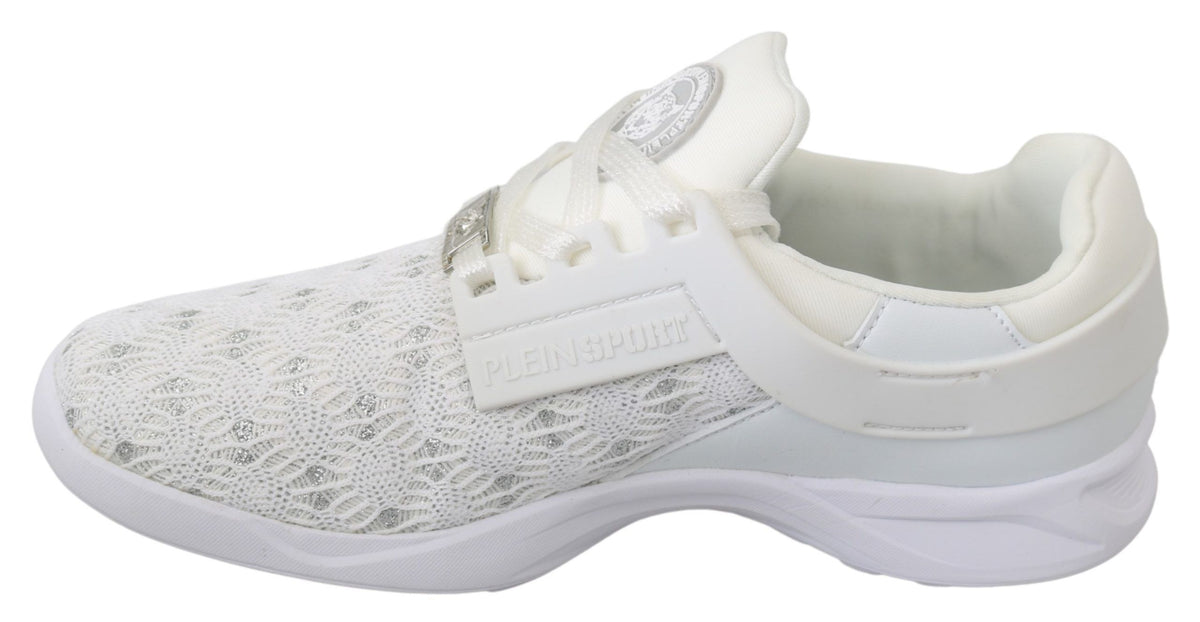 Sneakers décontractées blanches en polyester Philipp Plein