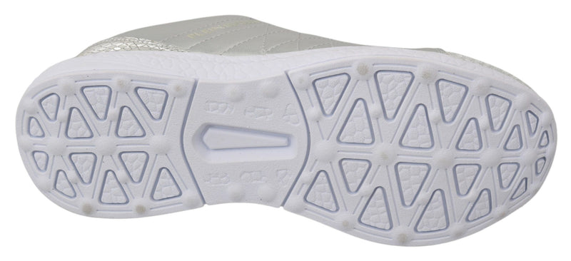 Sneakers Gisella en polyester argenté de Philipp Plein