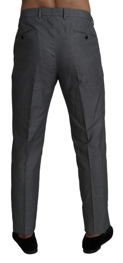 Dolce &amp; Gabbana grijze formele pantalon, smalle pasvorm.