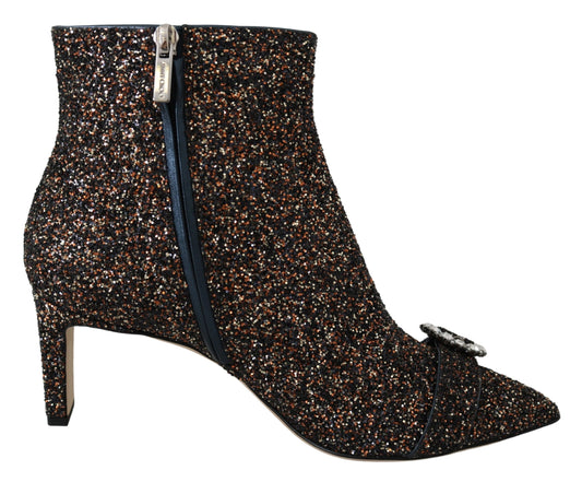 Jimmy Choo Amethyst Mix Hanover Glitterhakken