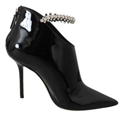 Jimmy Choo elegante zwarte laklaarzen met hak