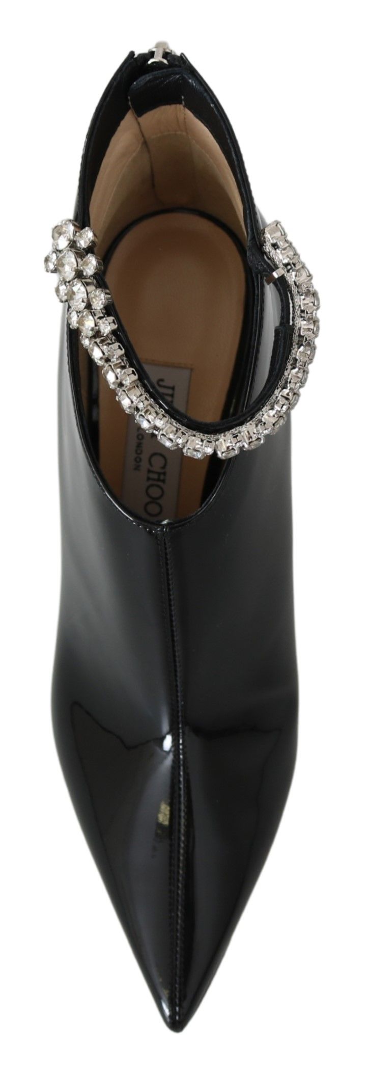 Jimmy Choo elegante zwarte laklaarzen met hak