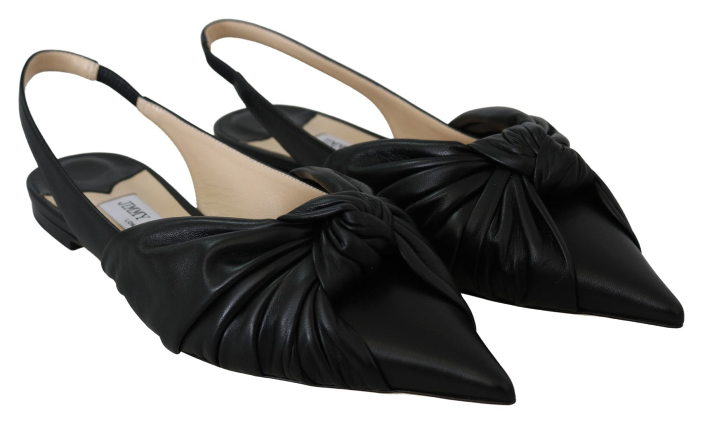 Jimmy Choo Elegant leren flats met puntige neus
