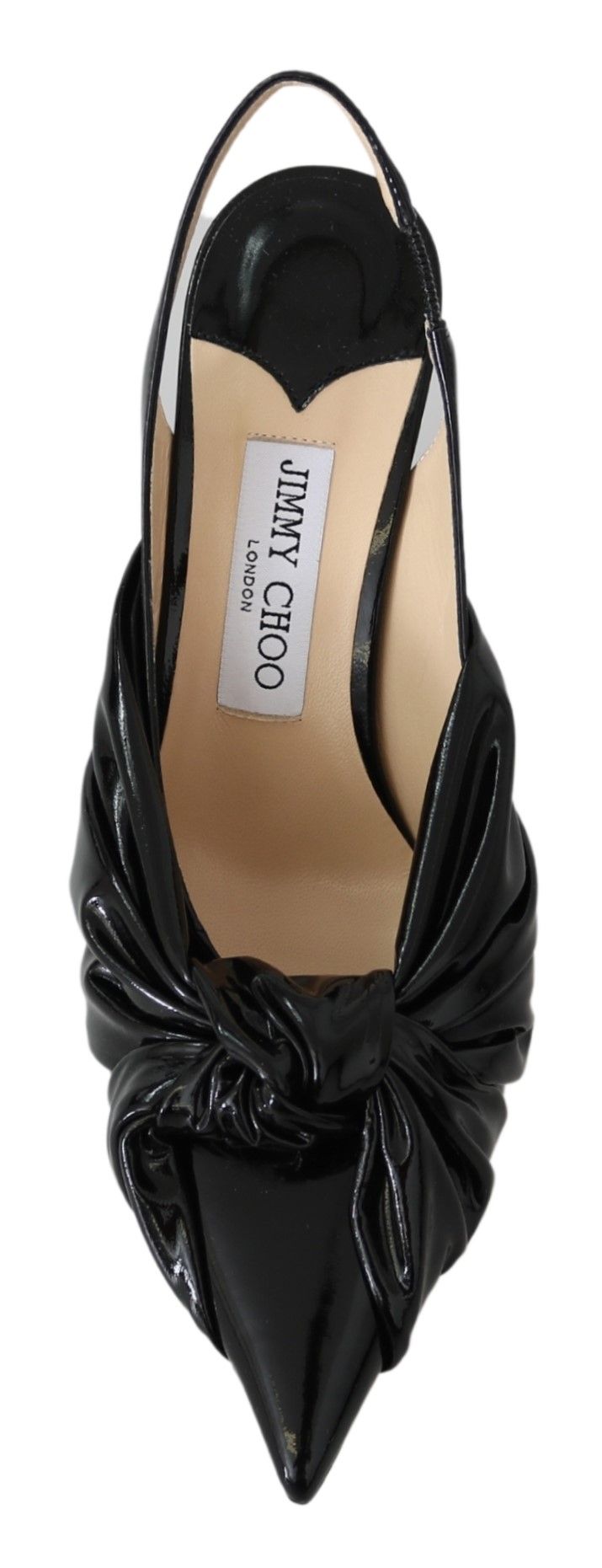 Jimmy Choo elegante zwarte leren pumps met puntige neus