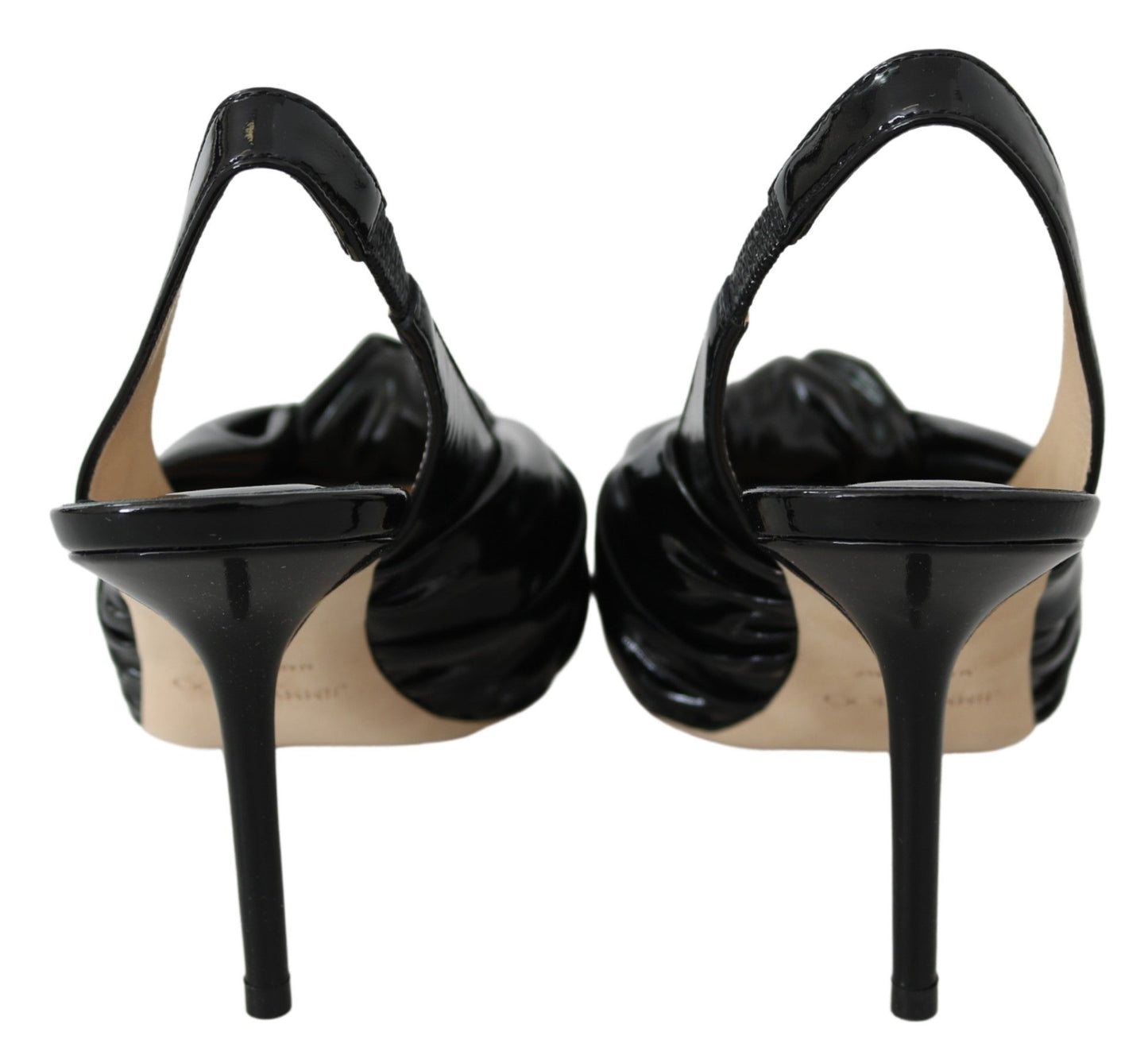 Jimmy Choo elegante zwarte leren pumps met puntige neus