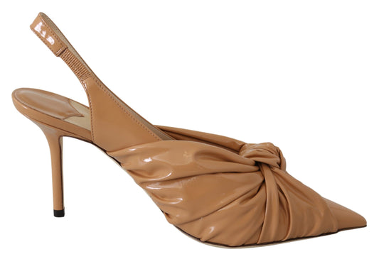 Jimmy Choo elegante leren pumps met puntige neus