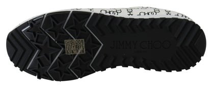 Sneakers en cuir monochrome élégantes de Jimmy Choo