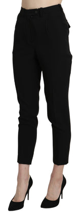 Pantalon-robe crayon noir taille haute et court de BENCIVENGA