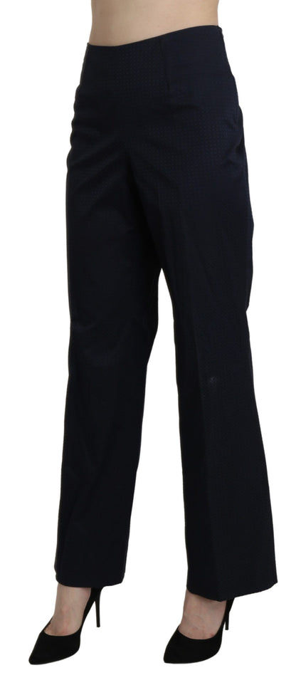 Pantalon-robe droit taille haute bleu marine BENCIVENGA