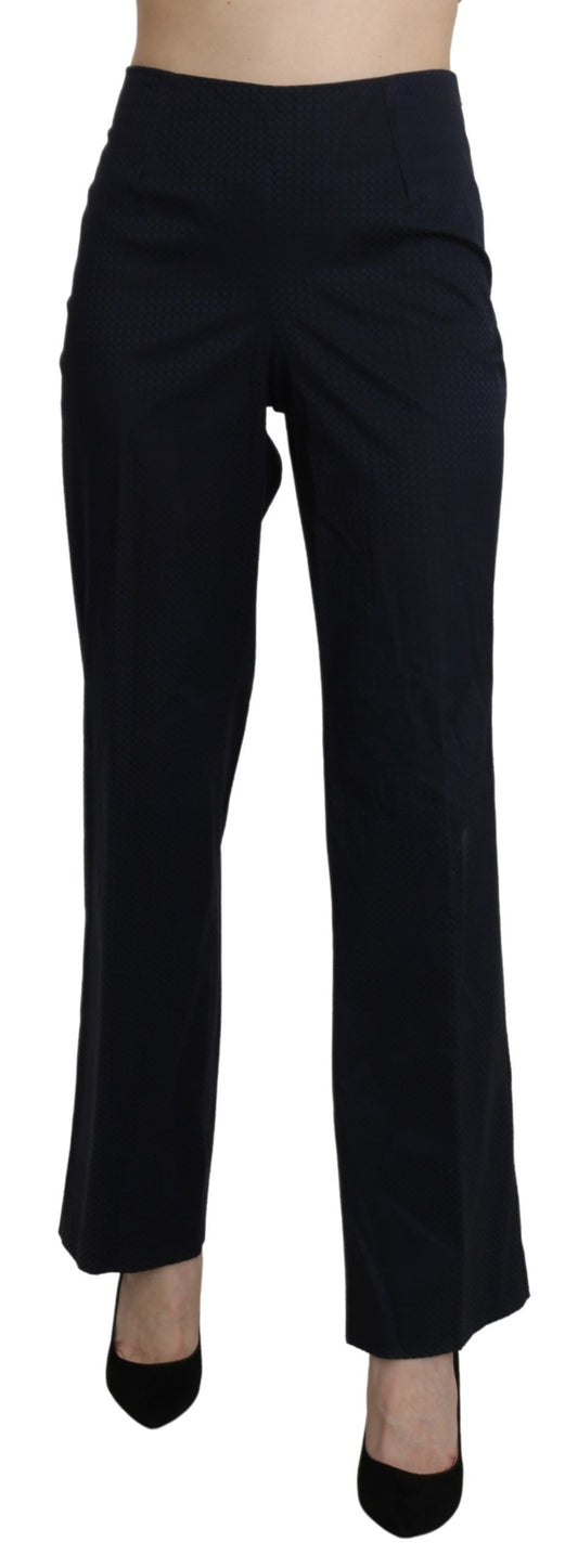 Pantalon-robe droit taille haute bleu marine BENCIVENGA
