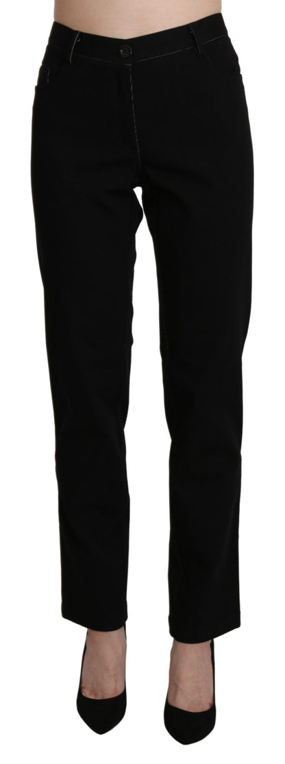 Pantalon de survêtement droit noir taille haute BENCIVENGA