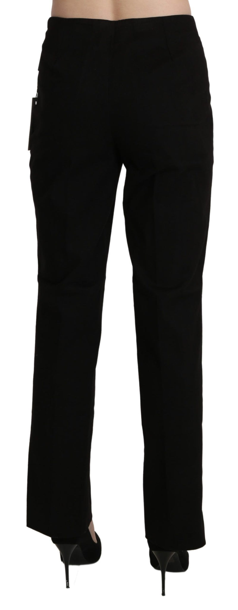 Pantalon-jupette droit noir taille haute BENCIVENGA