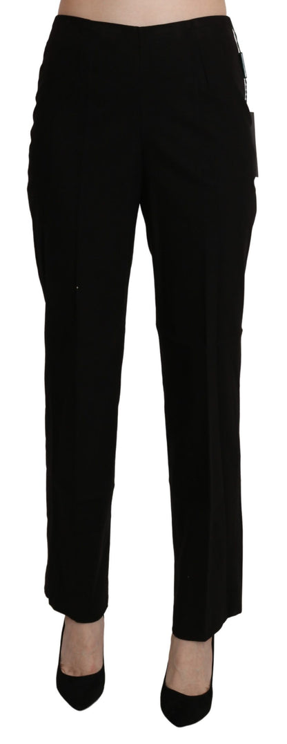 Pantalon-jupette droit noir taille haute BENCIVENGA