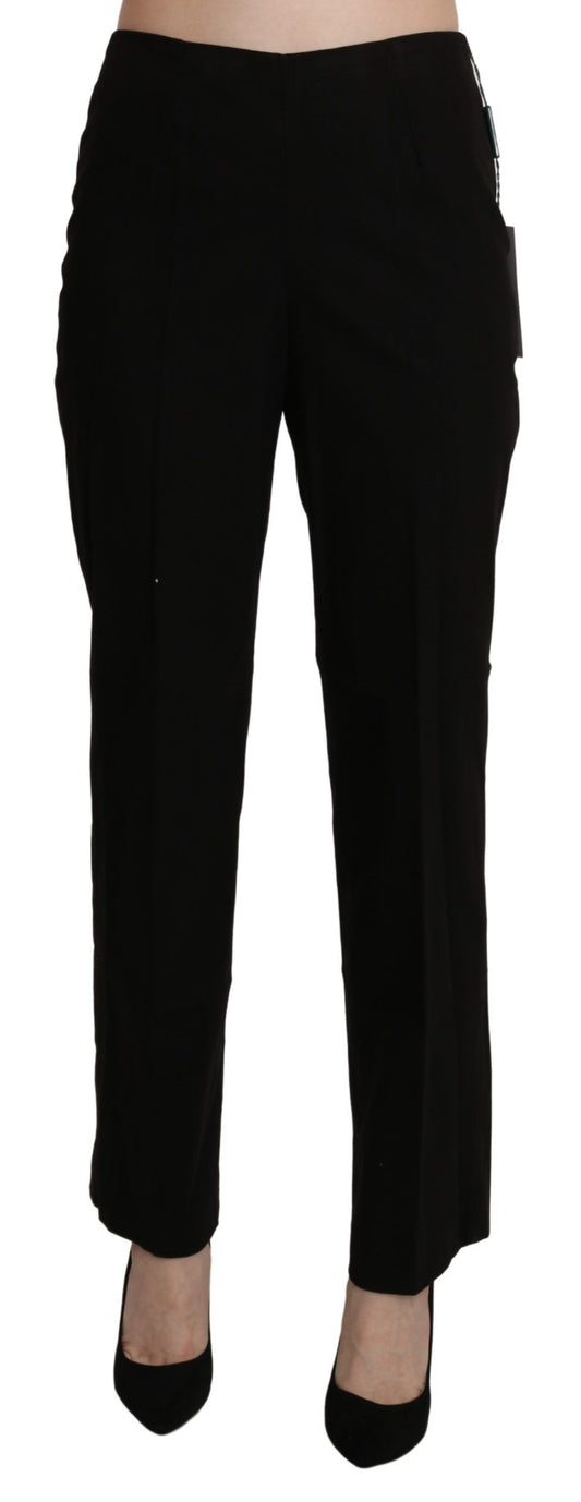 Pantalon-jupette droit noir taille haute BENCIVENGA