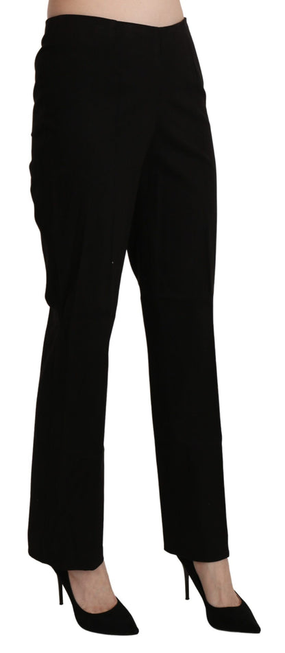 Pantalon-jupette droit noir taille haute BENCIVENGA