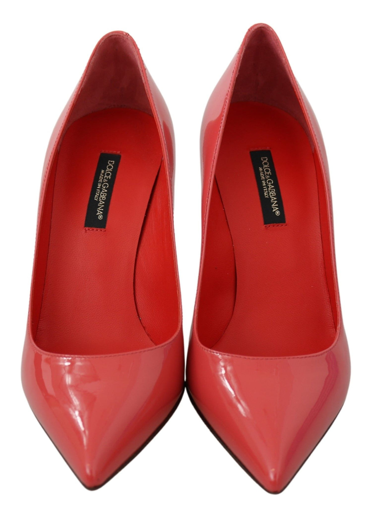 Escarpins en cuir verni rose foncé de Dolce &amp; Gabbana