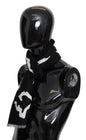 Givenchy Black White Wool Winter Warm Scarf Wrap Shawl