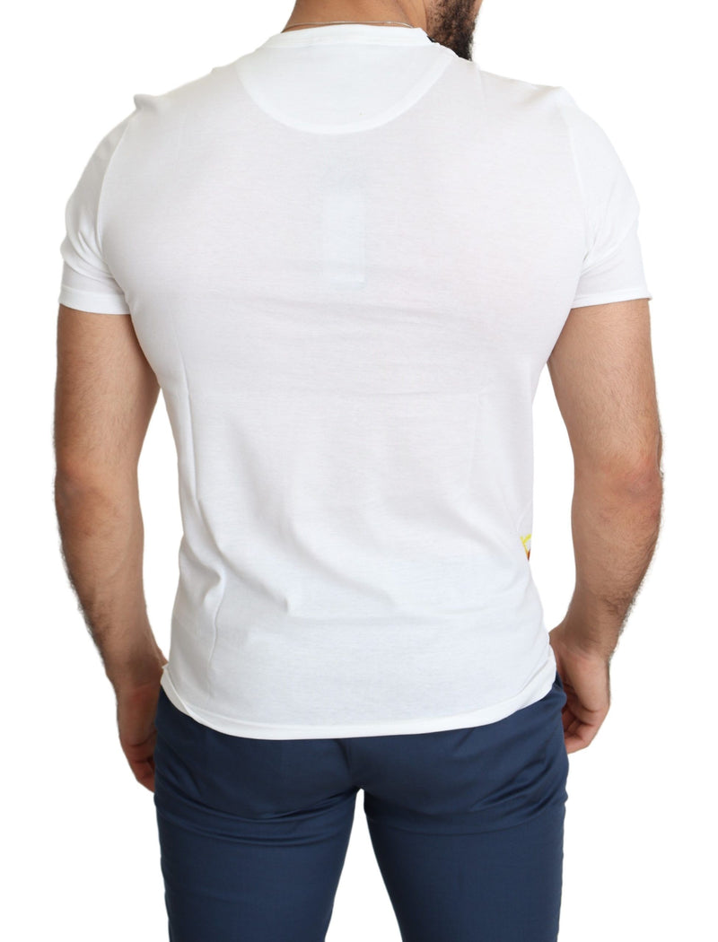 Dolce &amp; Gabbana Wit Sint Valentijn Print Katoenen Heren T-shirt