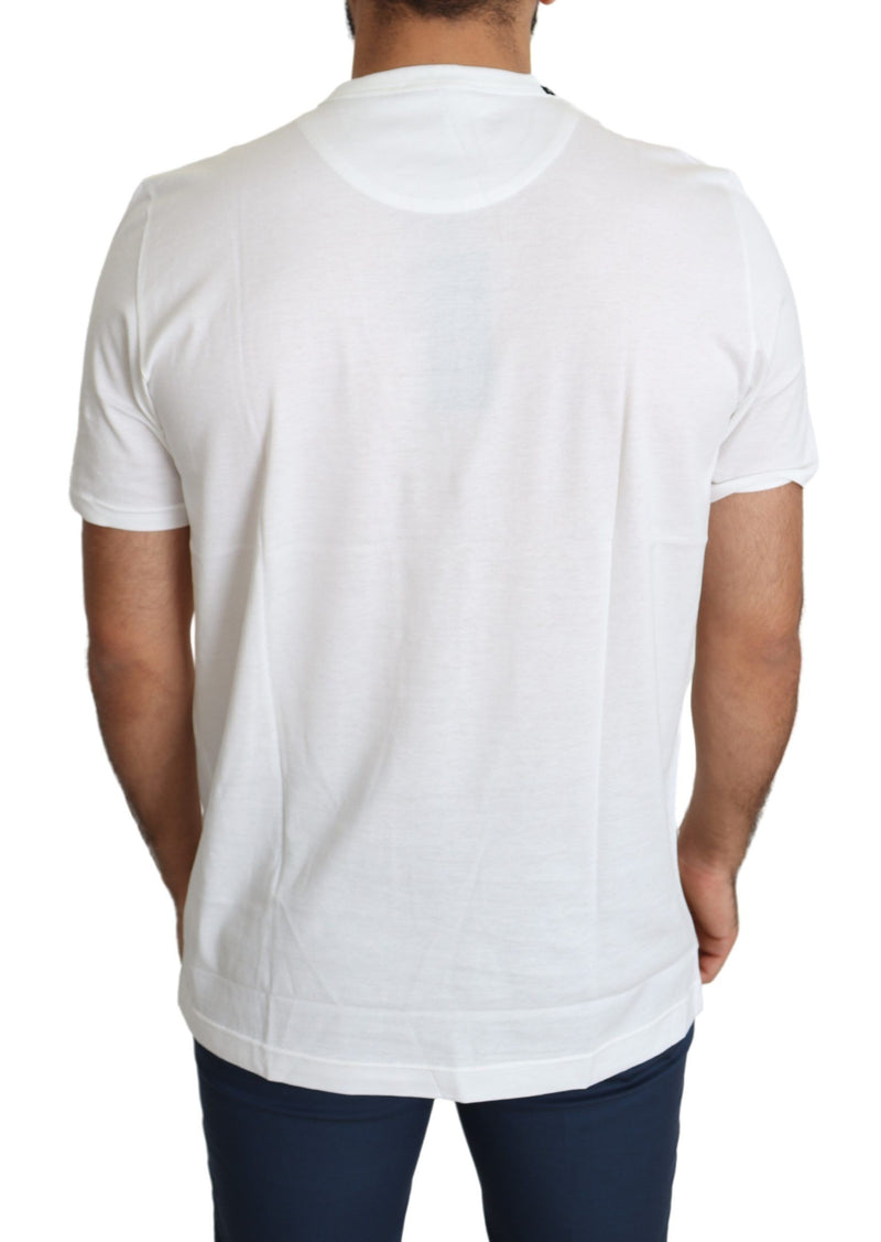 Dolce &amp; Gabbana Wit Sint Valentijn Harten Print Heren T-shirt
