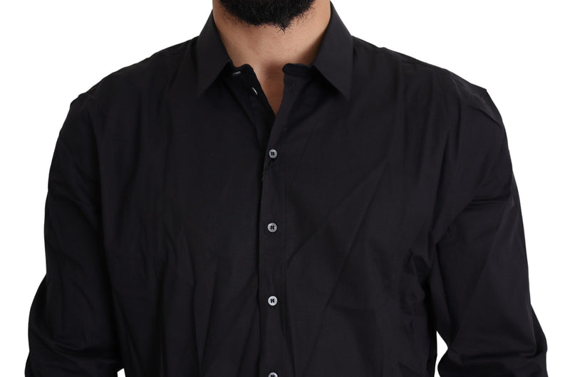 Robe Dolce &amp; Gabbana SICILIA en coton stretch noir