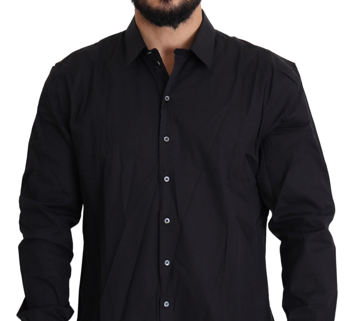 Robe Dolce &amp; Gabbana SICILIA en coton stretch noir