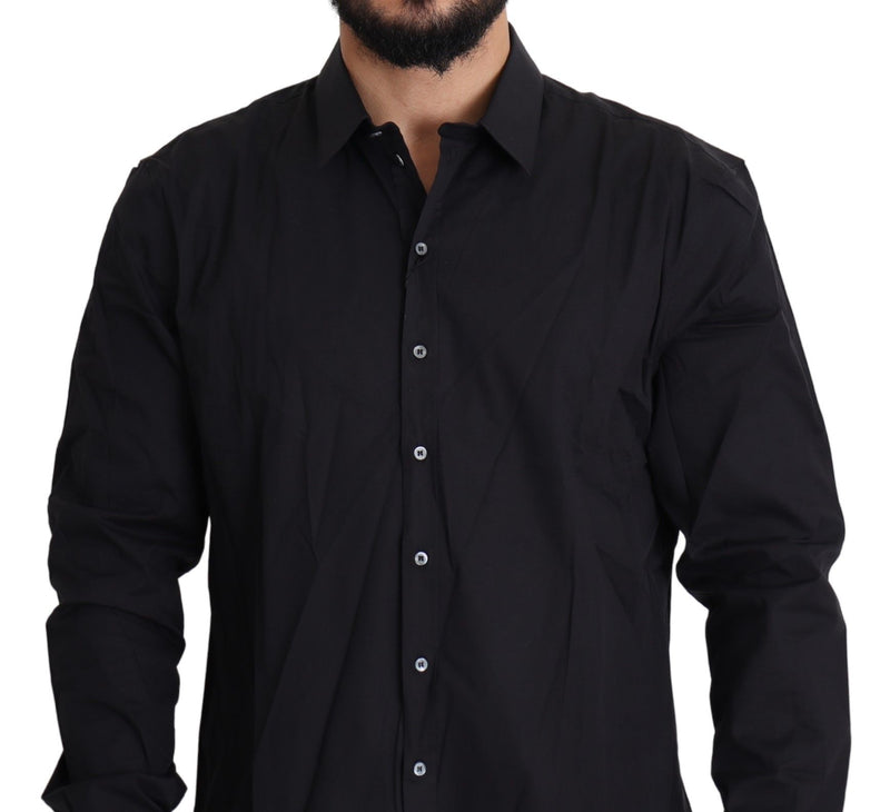 Robe Dolce &amp; Gabbana SICILIA en coton stretch noir