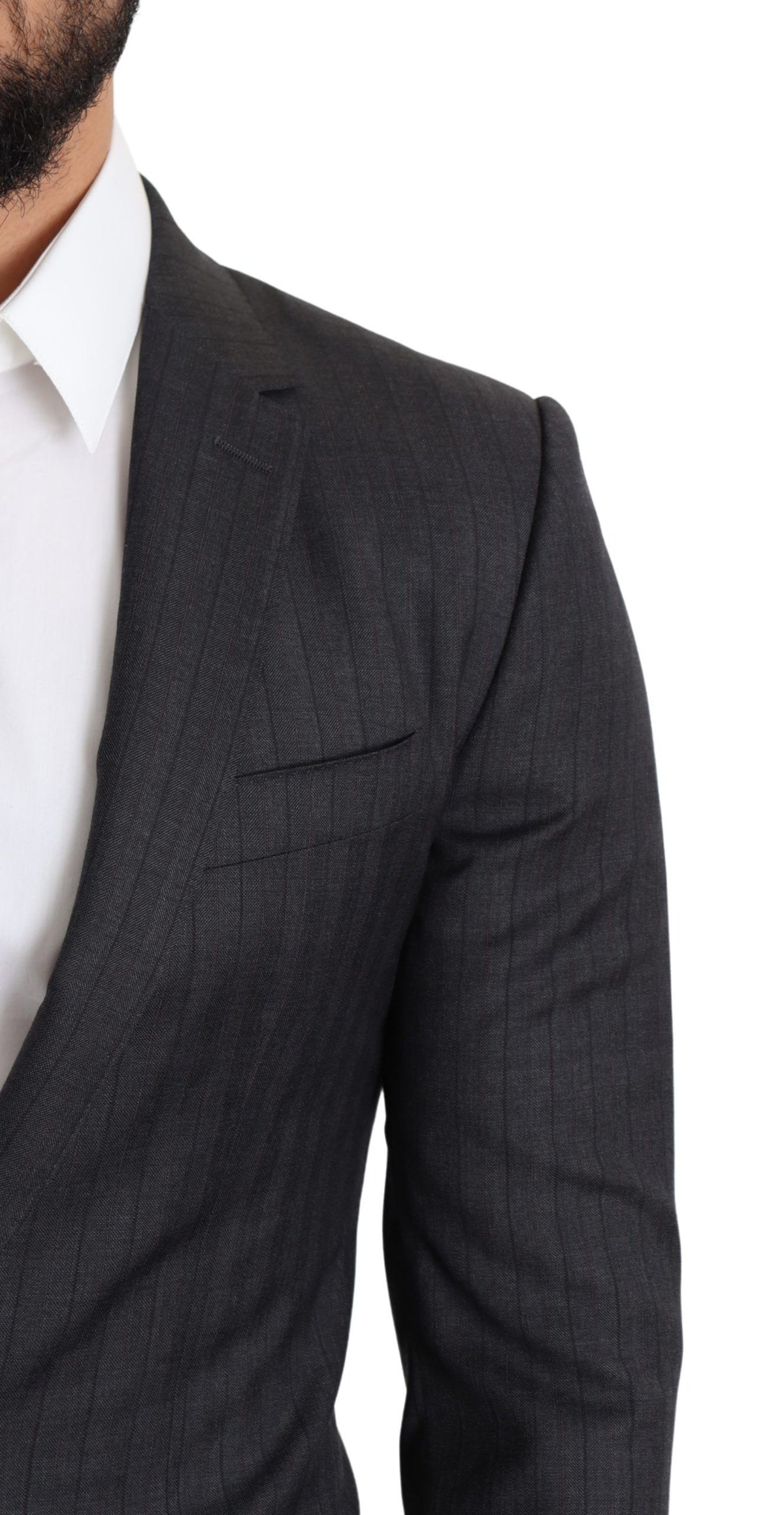 Manteau Dolce &amp; Gabbana en laine noire à simple boutonnage, style MARTINI Blazer