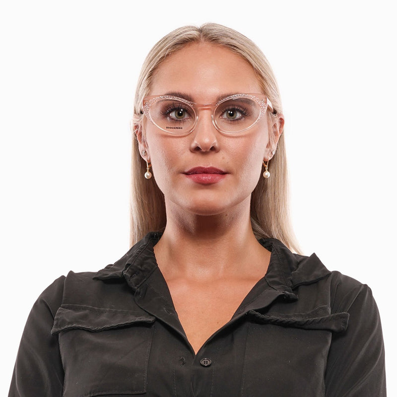 Dsquared² Chic Rose-Tinted Designer Eyewear for Women
