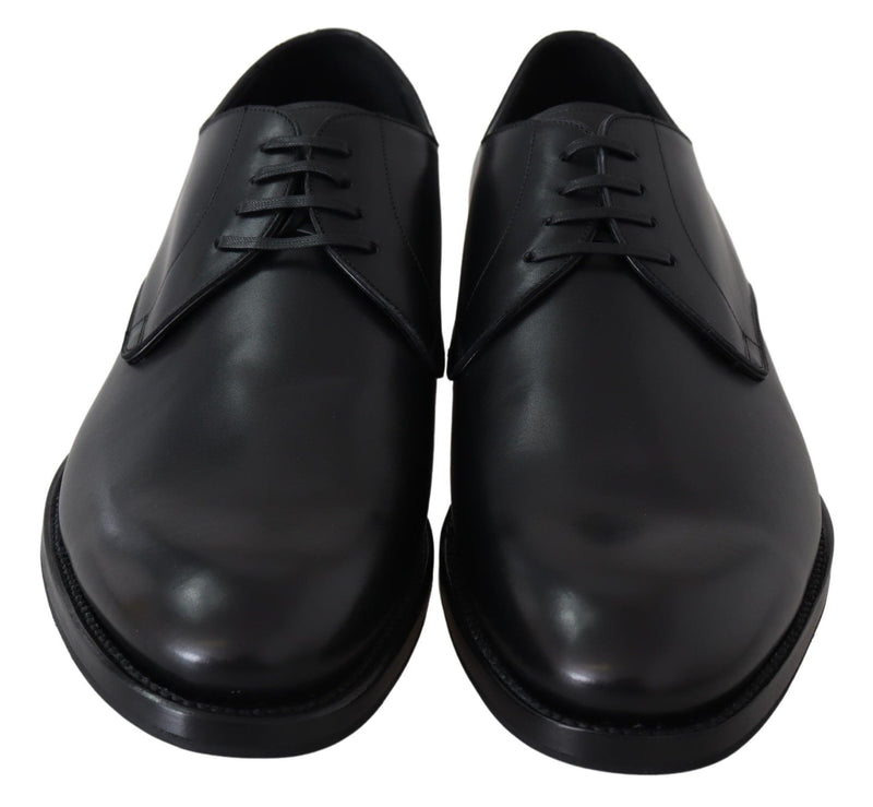 Dolce &amp; Gabbana Chaussures SARTORIA en cuir noir, fabrication artisanale