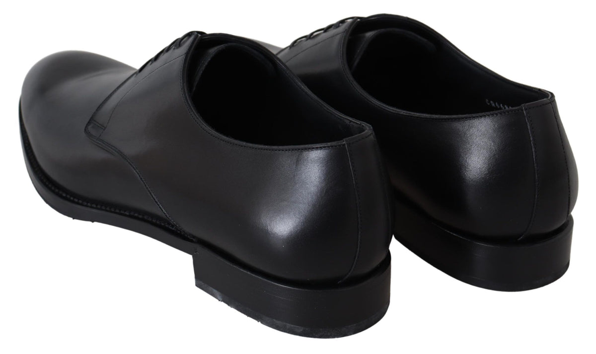 Dolce &amp; Gabbana Chaussures SARTORIA en cuir noir, fabrication artisanale