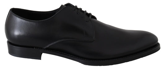 Dolce &amp; Gabbana Zwarte Lederen SARTORIA Handgemaakte Schoenen