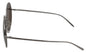 Dolce & Gabbana Silver Plated Round Gray Le nses Women Sunglasses