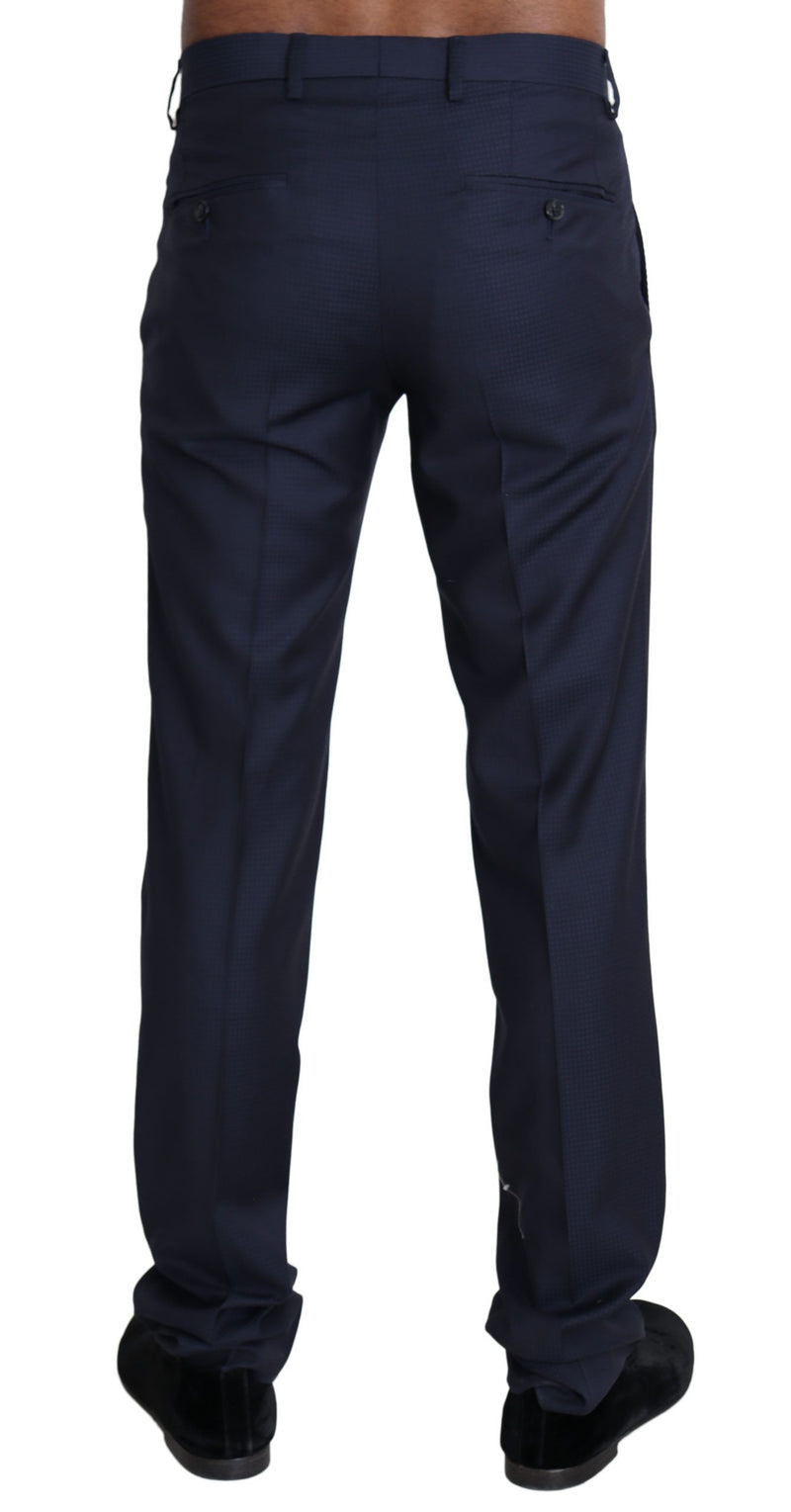 Dolce &amp; Gabbana marineblauwe formele herenbroek