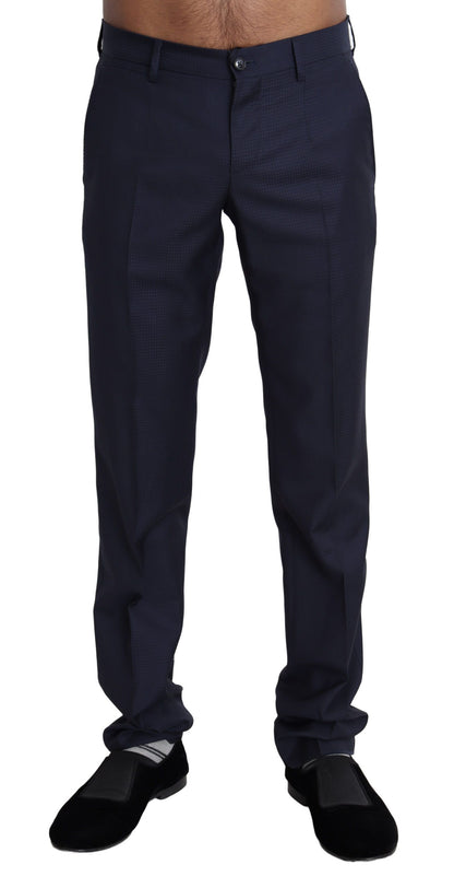 Pantalon habillé bleu marine Dolce & Gabbana pour homme.