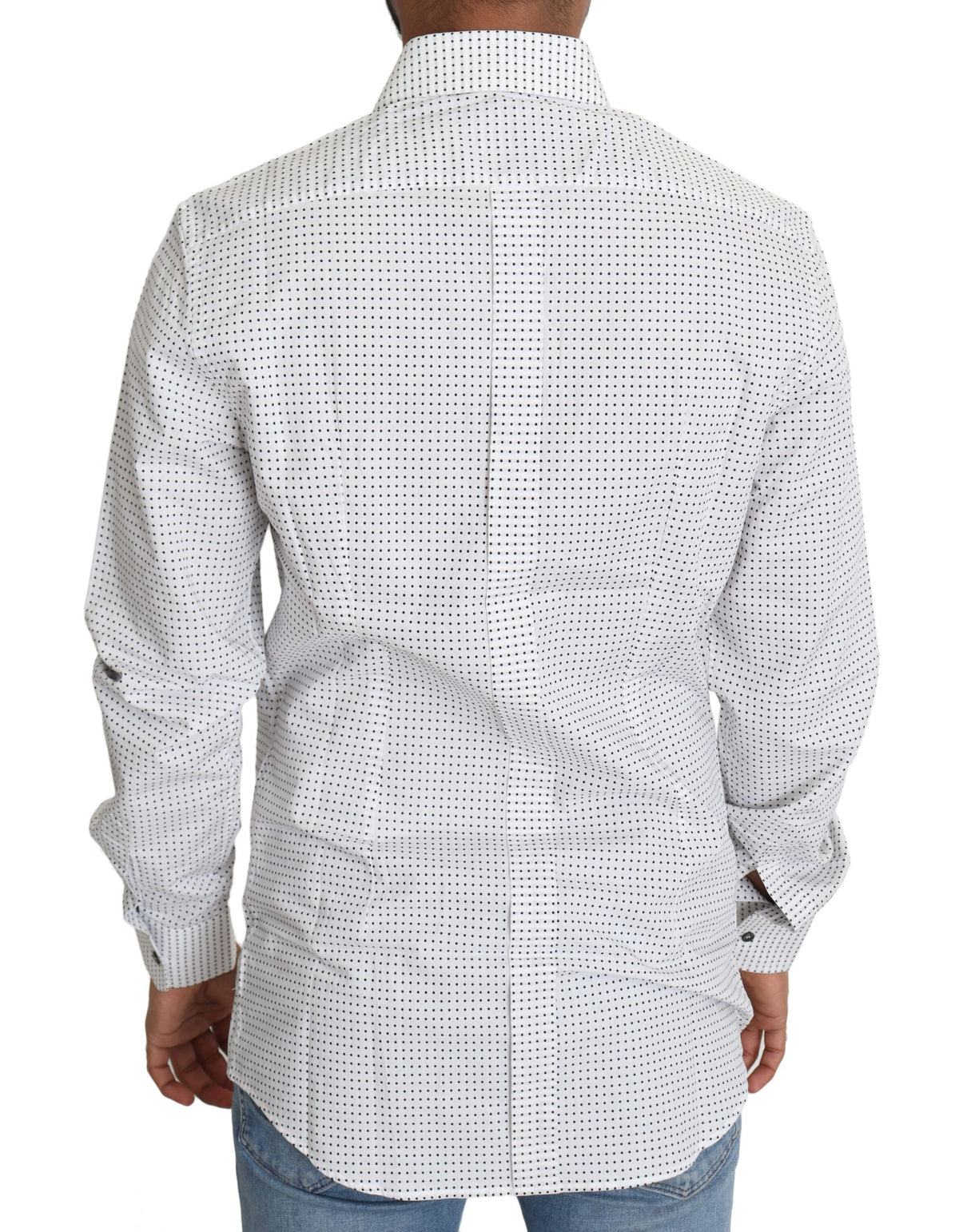 Chemise Dolce & Gabbana Noire à Pois Blancs