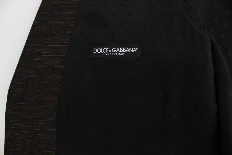 Gilet sans manches en laine noire avec logo Dolce &amp; Gabbana