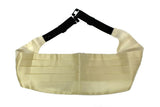 Ceinture cummerbund en soie blanche Dolce &amp; Gabbana