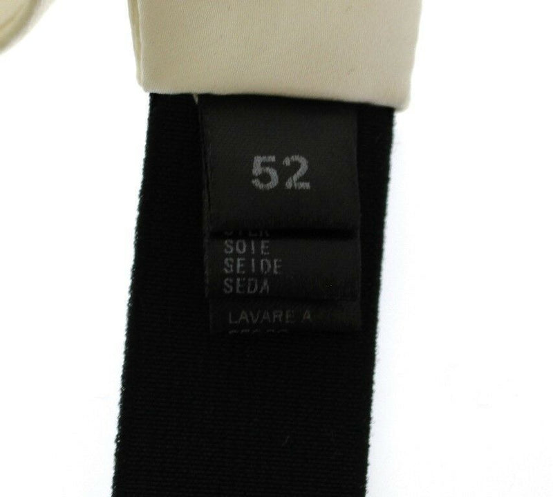 Dolce & Gabbana White Waist Silk Cummerbund Belt