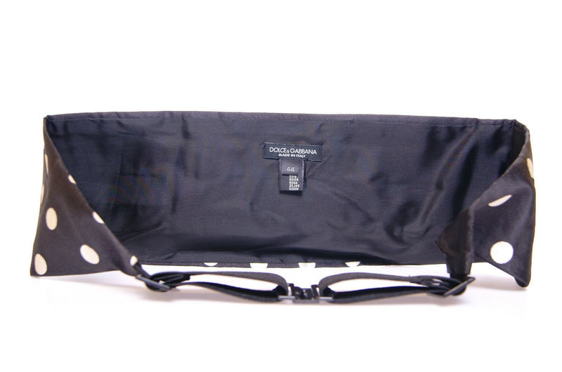 Dolce &amp; Gabbana Zwarte Taille Smoking Tuxedo Cummerbund Riem